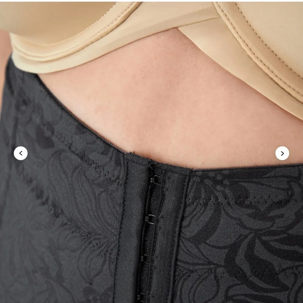 Maiden-form Large Black Tummy Solution Waist Shaper Trainer Whimsigoth